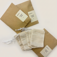 Load image into Gallery viewer, Natural Cotton Tea Bags (unbleached) More Tea Hong Kong
